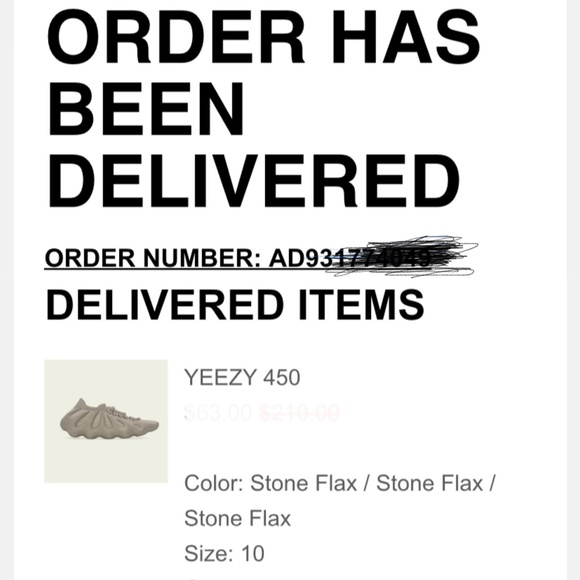 Adidas Yeezy 450 Stone Flax Men Size 10 NWT - Picture 7 of 7